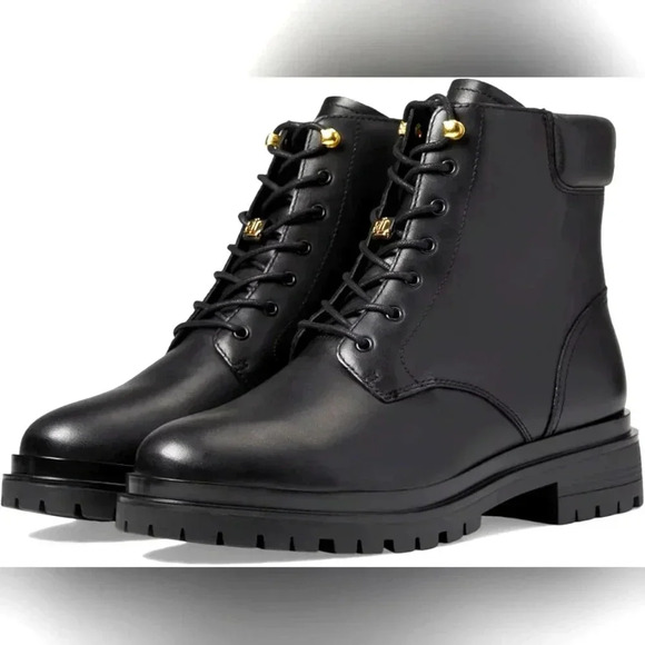 Lauren Ralph Lauren Shoes - Lauren Ralph Lauren Women's Combat Boots Size 5.5 Black